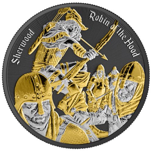Cameroon: Robin of the Hood pozłacany 1 uncja Srebra 2024 Multimetal Edition na Arena.pl