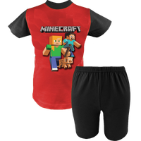 Krótka Piżama dziecięca Minecraft