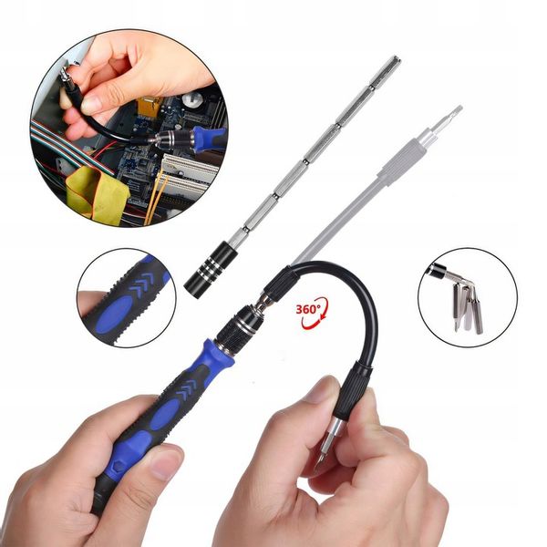 ZESTAW WKRĘTAKÓW ŚRUBOKRĘTÓW BITÓW PRECYZYJNE 75 ELEMENTÓW W ETUI zdjęcie 5