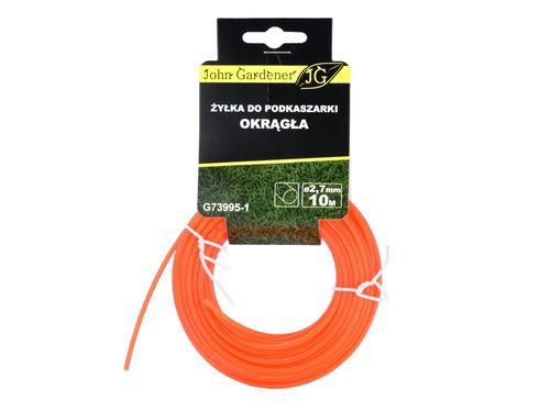 ŻYŁKA TNĄCA DO KOS I PODKASZAREK 2,7 MM 10 MB JG G73995-1 OKRĄGŁA na Arena.pl