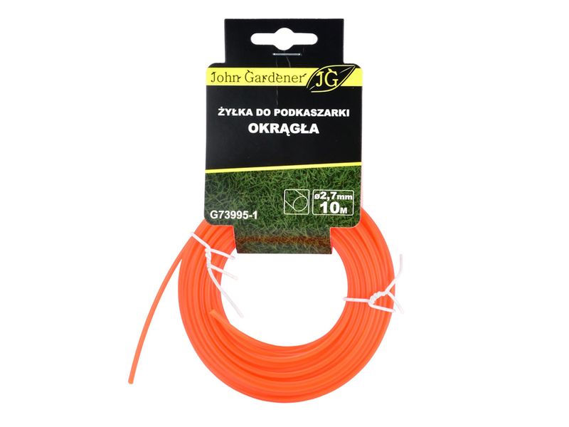 ŻYŁKA TNĄCA DO KOS I PODKASZAREK 2,7 MM 10 MB JG G73995-1 OKRĄGŁA zdjęcie 1