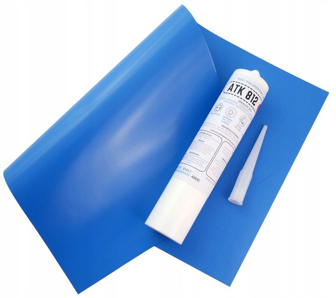 Łatka PVC do materacy Łata basenowa 27x50cm Mocny klej Odłuszczacz 100ml zdjęcie 11