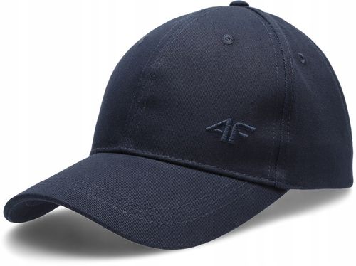 4F ŚLICZNA CZAPKA Z DASZKIEM CAU005 20S - GRANATOWA bejsbolówka na Arena.pl