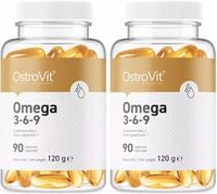 2x Omega 3-6-9 Ostrovit kwasy tłuszczowe omega 3, 90 kapsułek