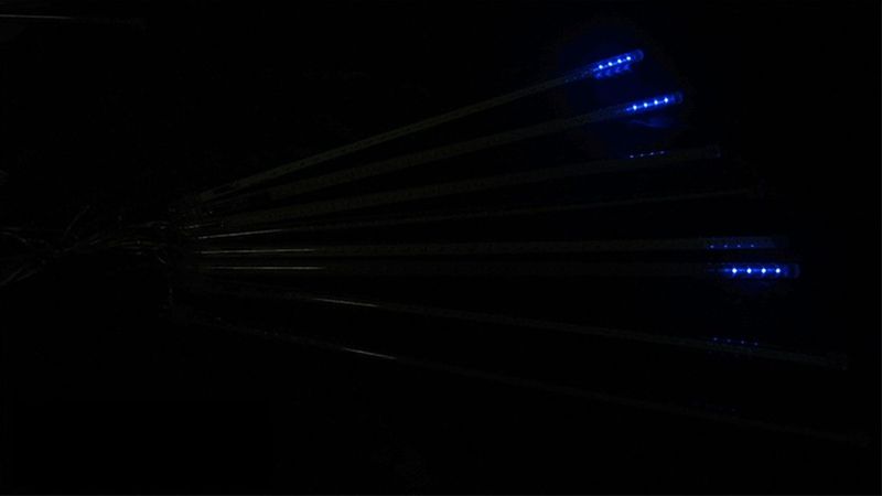 Lampki sople meteory 152led 30cm multikolor zdjęcie 8