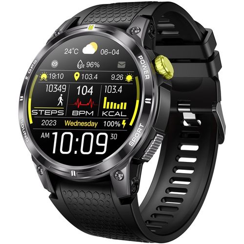 SMARTWATCH MĘSKI ZEGAREK GPS AMOLED 400mAh POLSKIE MENU Rozmowy na Arena.pl