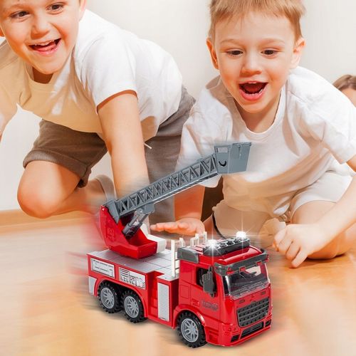 STRAŻ POŻARNA WÓZ STRAŻACKI Z DRABINĄ AUTO SAMOCHÓD INTERAKTYWNY DŹWIĘK na Arena.pl