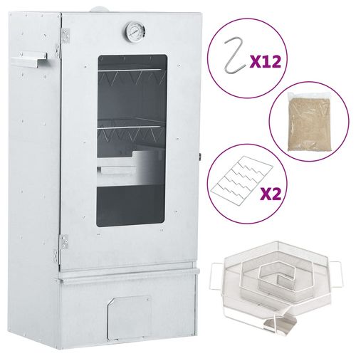 Wędzarnia z generatorem zimnego dymu, stal galwanizowana na Arena.pl