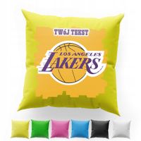 POSZEWKA Z NADRUKIEM BAWEŁNIANA 40x40CM - KOSZYKÓWKA LAKERS BULLS CELTICS