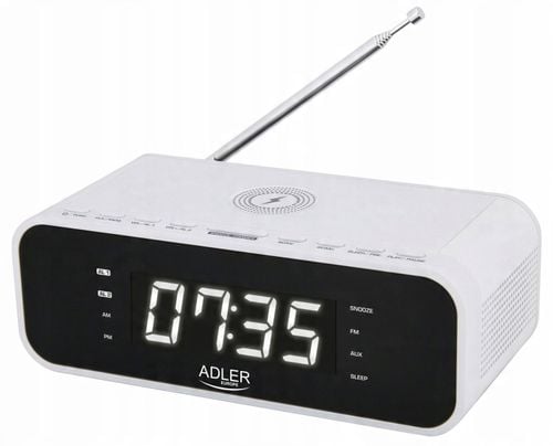RADIOBUDZIK Z ŁADOWARKA INDUKCYJNA BLUETOOTH na Arena.pl