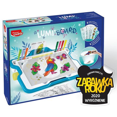 Tablica Podświetlana LED Lumi Board + Zestaw 13 szt. Harry Potter GRATIS 4+ na Arena.pl