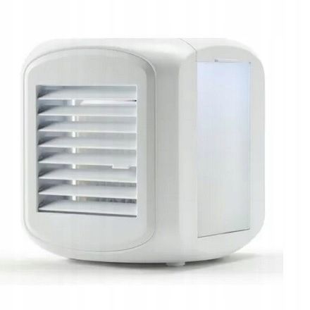 PRZENOŚNY KLIMATYZATOR NAWILŻACZ Powietrza WENTYLATOR LAMPKA 7 KOLORÓW LED zdjęcie 3