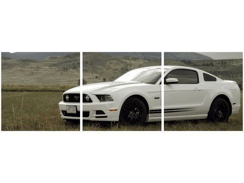 90X30CM MUSTANG GT V8 BRETT LEVIN TRÓJ OBRAZ na Arena.pl