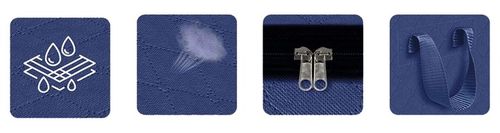 4x ORGANIZER POKROWIEC TORBY DO PRZECHOWYWANIA UBRAŃ POŚCIELI PREMIUM na Arena.pl