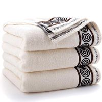 Ręcznik RONDO 70x140cm ECRU-Bawełna Egipska