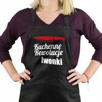 DAMSKI FARTUCH KUCHENNY PREZENT FARTUSZEK IMIĘ