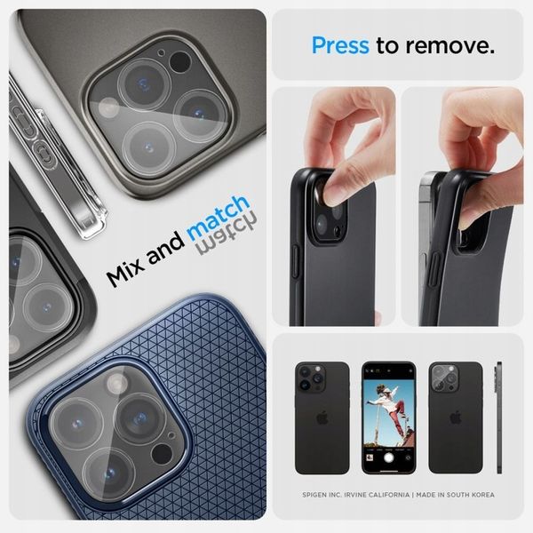 2x Osłona Aparatu Spigen iPhone 14 Pro / Pro Max / 15 Pro / Pro Max zdjęcie 3