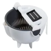 Krajalnica szatkownica do warzyw z miską cedzak wielofunkcyjna tarka