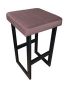 Hoker krzesło barowe ALEX LOFT 60cm PIANO FIOLET