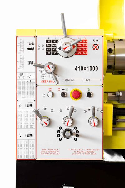 Tokarka do metalu Viber-system 410x1000 Cyfrowy odczyt położenia Przelot 52 zdjęcie 8