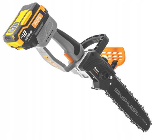 AKUMULATOROWA piła łańcuchowa BEZSZCZOTKOWA 2x 4Ah MP0008 Majster PRO na Arena.pl