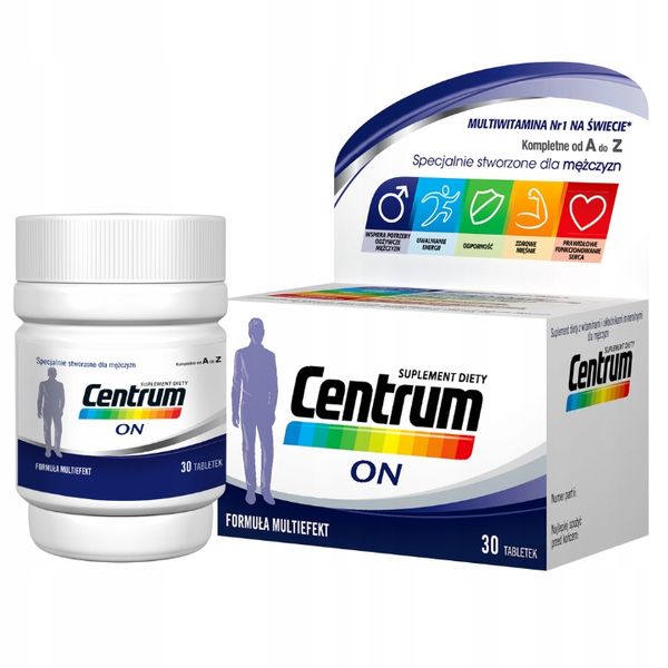 Centrum Suplement Diety dla Mężczyzn 30 Tabletek zdjęcie 3
