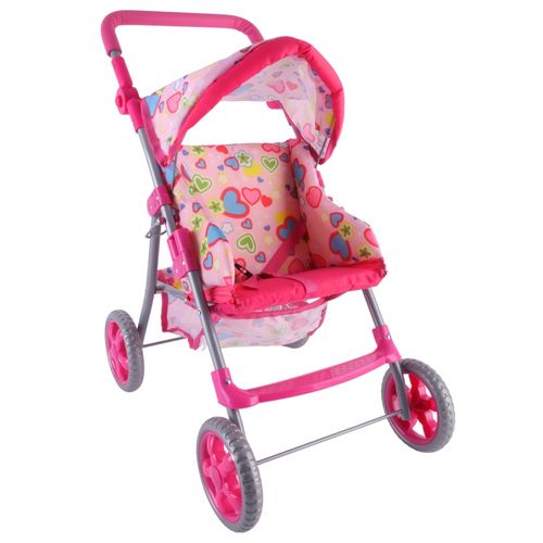 WOOPIE ROYAL Spacerówka Wózek dla Lalek Serca Kolorowe na Arena.pl