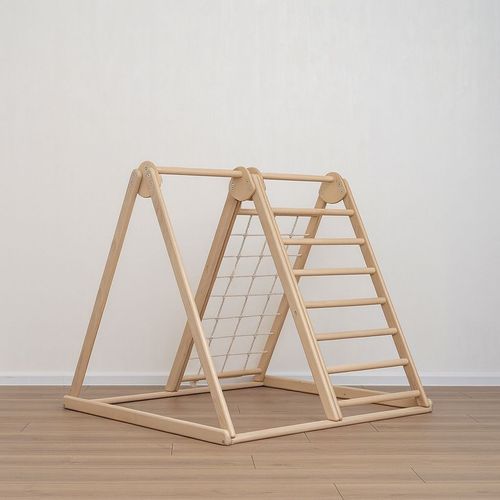 domowy plac zabaw Piramida - drewno na Arena.pl