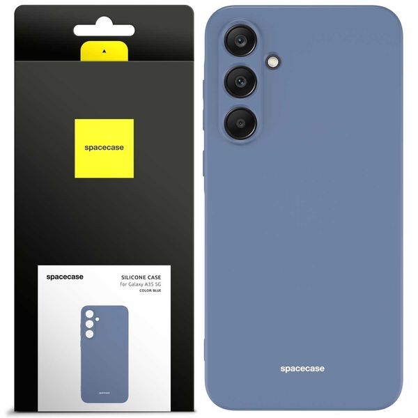 Spacecase Silicone Case Galaxy A35 5G Blue zdjęcie 1