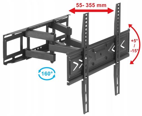 Uniwersalny Uchwyt do Telewizora 25-70 cali Wieszak TV Obrotowy na Arena.pl