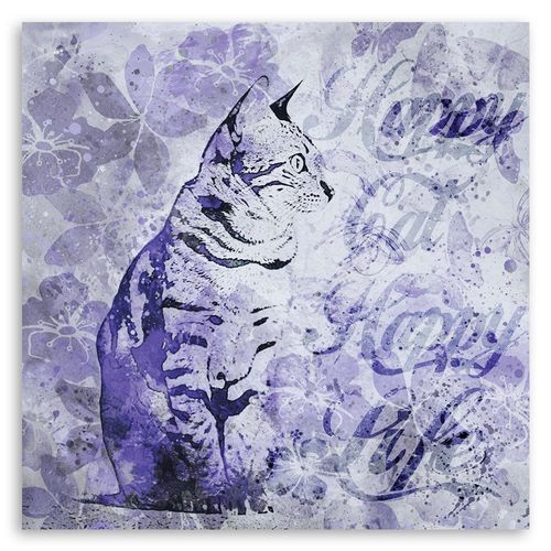 Deco Panel, Abstrakcyjny kot 60x60 na Arena.pl