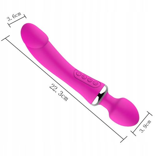LUKSUSOWY WIBRATOR DAMSKI 2w1 PODGRZEWANY DO 45stC - USB DAWCA ORGAZMÓW na Arena.pl