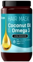 BIO NATURELL Maska do włosów z olejem kokosowym i Omega3 946 ml