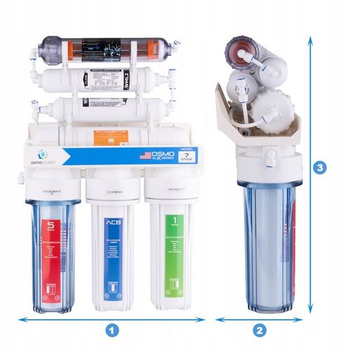 FILTR DO WODY RO7 JONIZATOR ODWRÓCONA OSMOZA 75GPD na Arena.pl