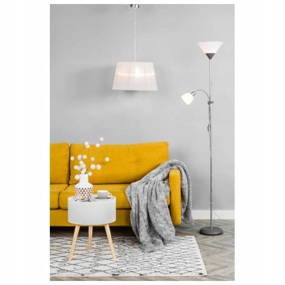 Lampa podłogowa do salonu stojąca nocna 180cm 60W zdjęcie 4