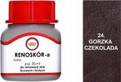 G10-01 GORZKA CZEKOLADA 24 RENOSKÓR FARBA DO BUTÓW WILBRA DO SKÓRY +