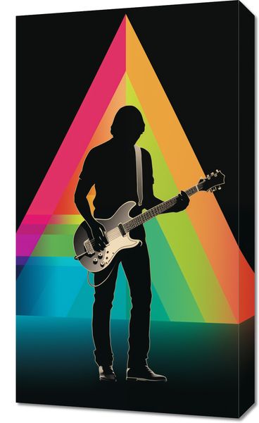 Obraz 40x70cm Pryzmat przez Gitarę zdjęcie 1