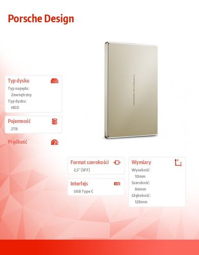 LaCie Porsche Design 2TB 2,5'' STFD2000403 na Arena.pl