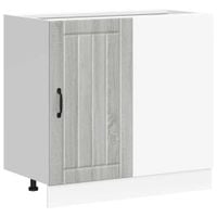 Szafka kuchenna dolna „Lucca” Szara Sonoma Drewno klejone