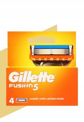 ORYGINALNE WKŁADY NOŻYKI OSTRZA WYMIENNE DO MASZYNKI GILLETTE FUSION 5 na Arena.pl