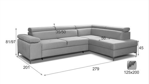 Nowoczesny Narożnik Santiago 4 na Arena.pl
