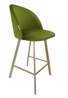 Hoker krzesło barowe Colin podstawa Profil złota BL75