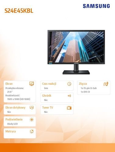 Samsung 24'S24E45KBL na Arena.pl