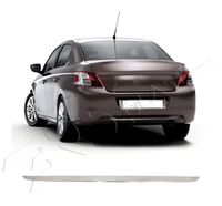 PEUGEOT 301 2013 SEDAN - Listwa Czarna ABS Nakładka na Zderzak Tyl