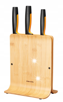 Zestaw 3 noży w bloku bambusowym Fiskars FF 1057553