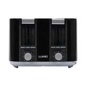 LUND TOSTER 1300-1500W CZARNY 4 TOSTA REGULACJA