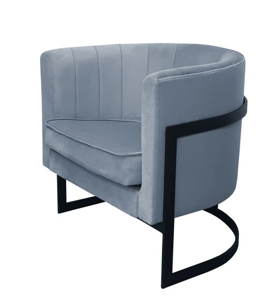 Fotel Glamour podstawa czarna BL06 zdjęcie 2