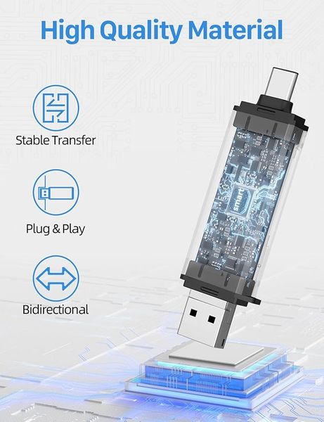 Vanja Czytnik kart SD typu C/USB/Micro USB zdjęcie 4