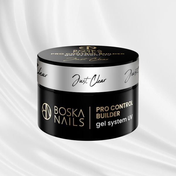 BOSKA NAILS Żel budujący do paznokci PRO CONTROL BUILDER - Just Clear 15ml zdjęcie 3