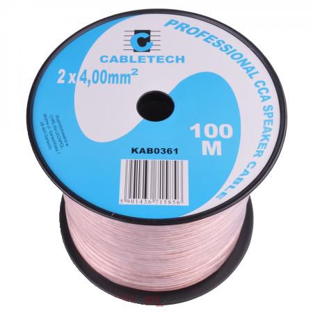 KAB0361 Kabel glosnikowy CCA 2x4.00mm CABLETECH 1 na Arena.pl